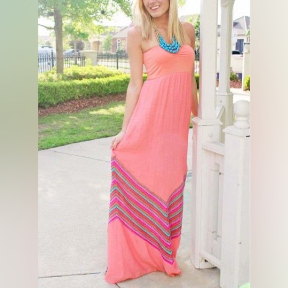 Missy Robertson Boho Strapless Sundress